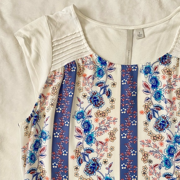 LC Lauren Conrad Cap Sleeve Tee Small - Picture 4 of 14